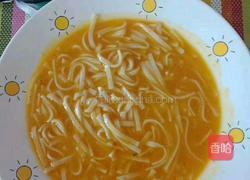 辅食南瓜汤长面的做法图解5