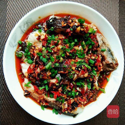 风味豆豉蒸草鱼