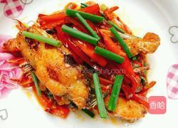 红椒鱼块的做法图解8