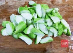 丝瓜黑木耳年糕的做法图解5