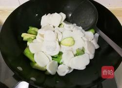 丝瓜黑木耳年糕的做法图解9