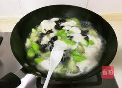 丝瓜黑木耳年糕的做法图解11