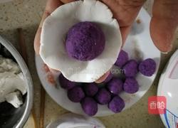 椰蓉紫薯糯米糍的做法图解3
