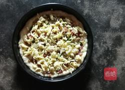 烤肠时蔬披萨的做法图解8