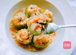 宝宝解暑丝瓜酿肉教程的做法图解8