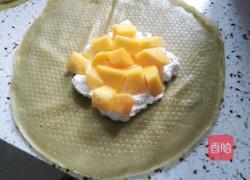 芒果抹茶班戟的做法图解12