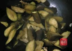 茄子炒肉的做法图解5