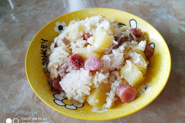 肉丁抓饭