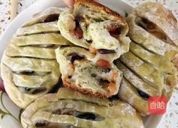 电饭锅版抹茶麻薯欧包的做法图解8