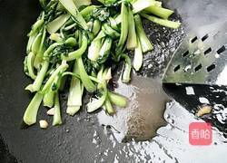 爆炒小白菜的做法图解7