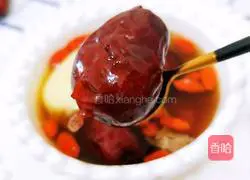 Illustration of the lazy version of red date, brown sugar, ginger and egg soup 10