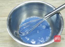 碟豆花蛋糕卷的做法图解3