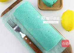 碟豆花蛋糕卷的做法图解15