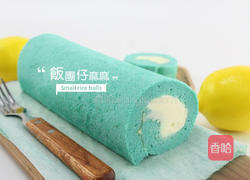 碟豆花蛋糕卷的做法图解16