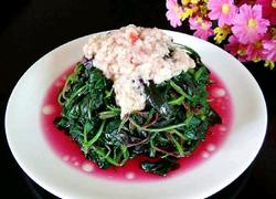 蒜泥红苋菜