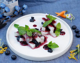 藍(lán)莓山藥|香甜軟糯 操作簡單 老少皆宜