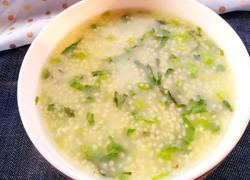小米青菜粥