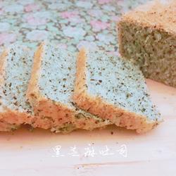 吐司面包（黑芝麻味）的做法[图]