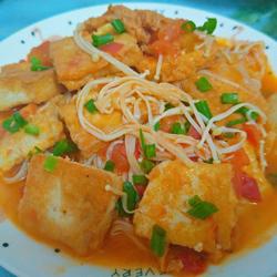金针菇炒豆腐的做法[图]