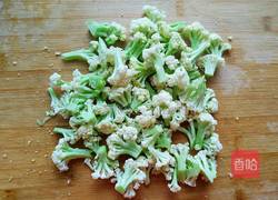 辣炒花菜的做法图解2