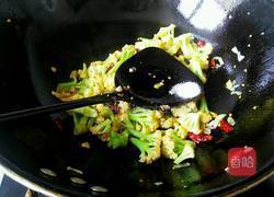 辣炒花菜的做法图解7