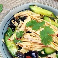黄瓜木耳拌腐竹的做法[图]