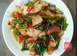 蒜苔炒回锅肉的做法图解9