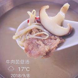 牛肉菌菇汤的做法[图]