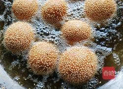 桂花豆沙芝麻球制作程序的做法图解8