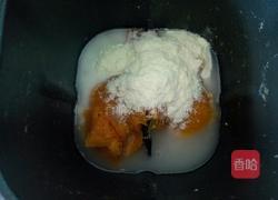 奶香南瓜吐司的做法图解2