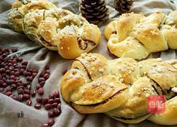 豆沙酥粒辫子面包的做法图解14