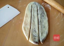 豆沙酥粒辫子面包的做法图解8