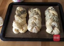 豆沙酥粒辫子面包的做法图解12