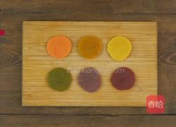 免烤彩色绿豆月饼的做法图解5