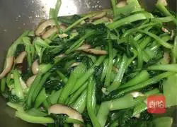 Illustration of how to make mushrooms and rapeseed 8