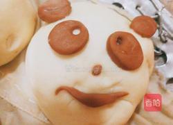 史上最喜感熊猫豆沙包的做法图解10