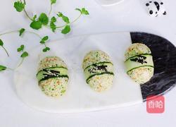 西兰花芝麻饭团的做法图解16