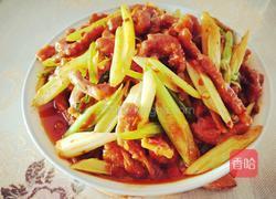 芹菜牛肉丝的做法图解5