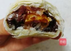 肉松麻薯蛋黄酥的做法图解24