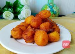 炸红薯丸子的做法图解9