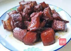 Illustration of braised pork recipe 7