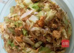 Illustration of making fried noodles 7