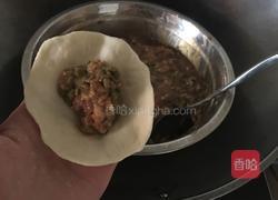 酸豆角肉末包子的做法图解3