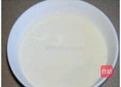 红豆姜撞奶的做法图解5