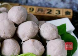 猪肉丸（潮汕正宗猪肉丸）的做法图解4