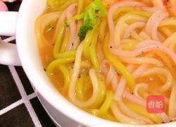 五彩虾仁面的做法图解1