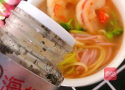五彩虾仁面的做法图解12