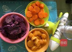 彩色芋圆的做法图解3