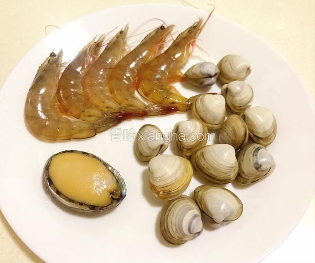 海鲜准备