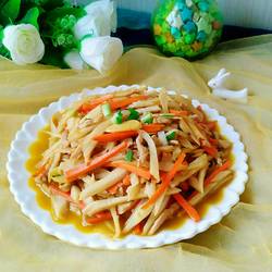 莲藕炒肉丝的做法[图]